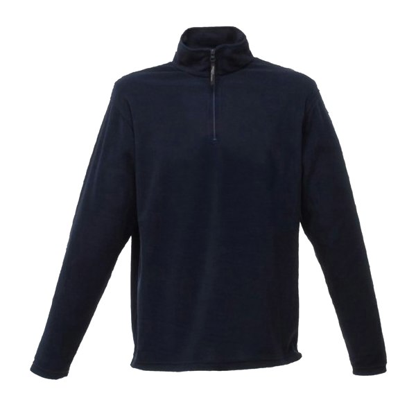 Regatta Mens Micro Zip Neck Fleece Top (170 GSM) - Dark Navy