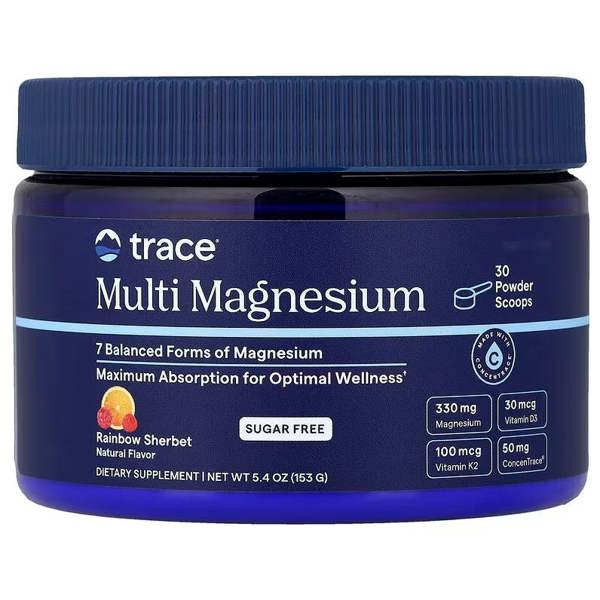 Trace Minerals Multi Magnesium, Rainbow Sherbet - 153g