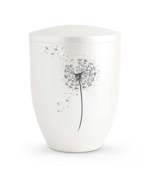 Memorials Direct Arboform Crystal Dandelion Urn (Pearl) - XL Adult