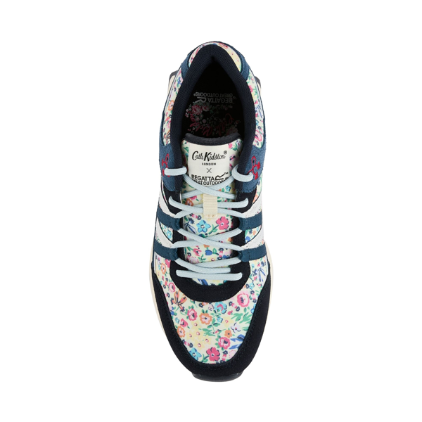 Regatta Womens Cath Kidston Harmony Ditsy Suede Trainers - Cream/Navy