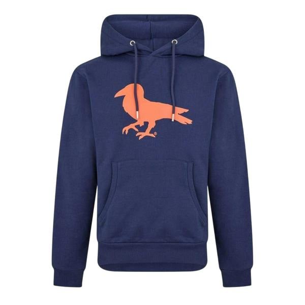 Modern Amusement Unisex Adult Sentimental Robin Hoodie - Navy - 