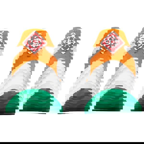 Casablanca Atlantis Sneaker Orange Detail White Shoes