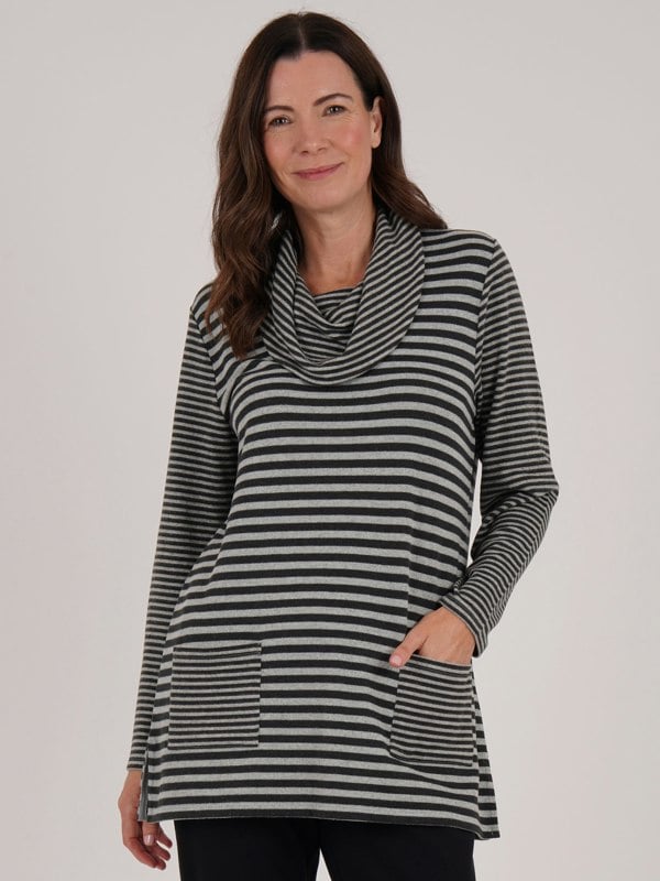 TIGI-Wear Contrast Stripe Tunic