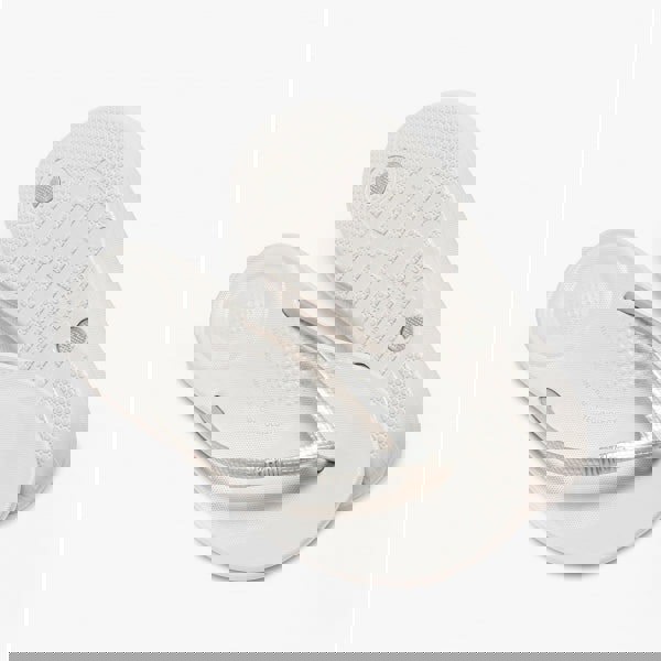 FitFlop IQUSHION Womens Ergonomic Toe Post Flip Flops Silver