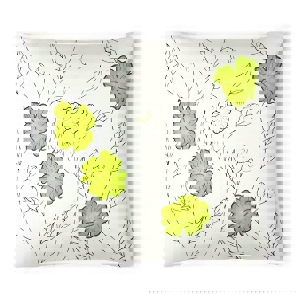 Intimates Stunning Applique Embroidered Floral Cushion - 56cm x 56cm