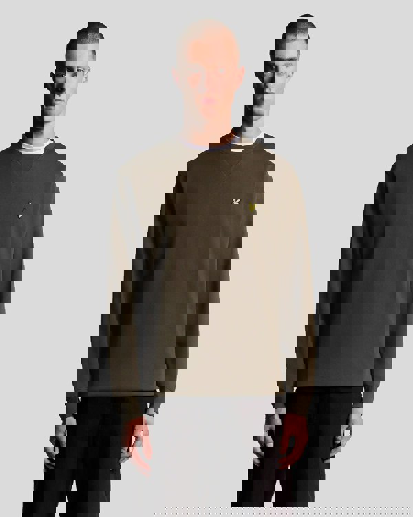 Lyle & Scott Mens Sweatshirt ML424VOG - W485 Olive