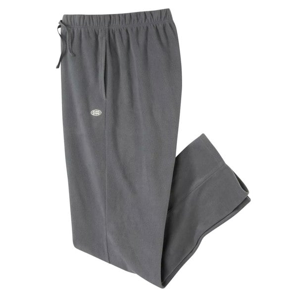 Atlas For Men Mens Microfleece Elasticated Waist Jogging Bottoms - Grey