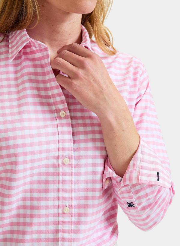 Classic Oxford Shirt - Pink Check