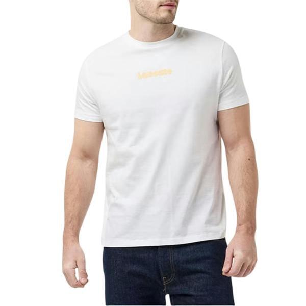 Lacoste Mens Cotton Blend Oversized Short-Sleeved T-Shirt - White - 