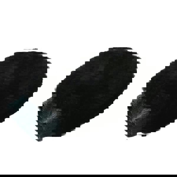 Eastern Counties Leather Sheepskin Polishing Mitten - Black