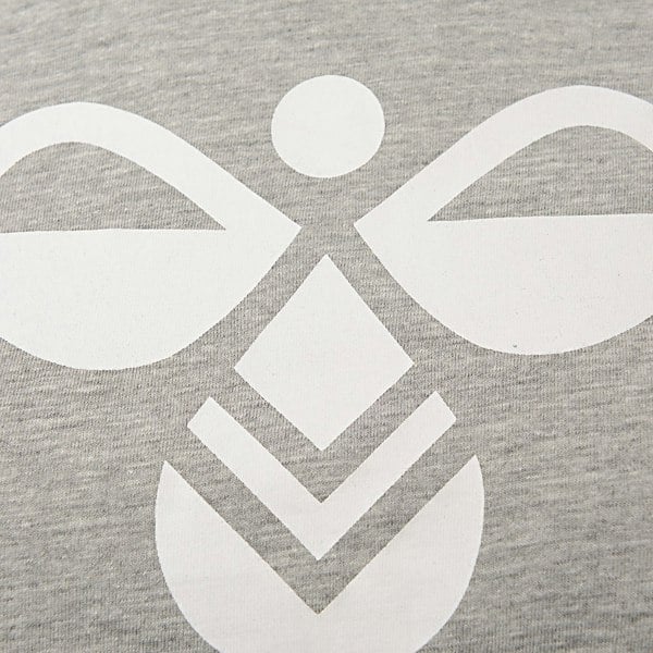 Hummer Hummel Womens Classic Chevron Crop T-Shirt in Grey