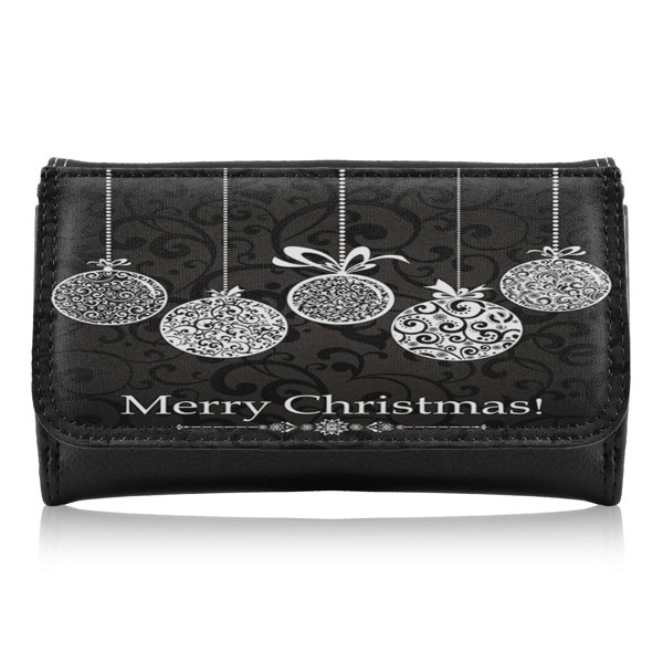 Benjamin Tate Design Vintage Christmas Balls Dining Maxi Purse