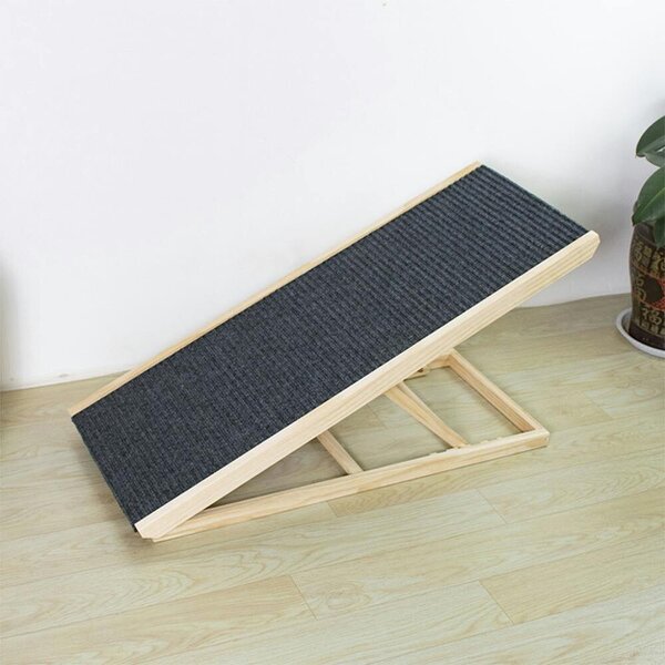 Havendro Adjustable Heights Dog Pet Ramp Foldable Stairs Non-Slip Ramp for Car Bed Sofa