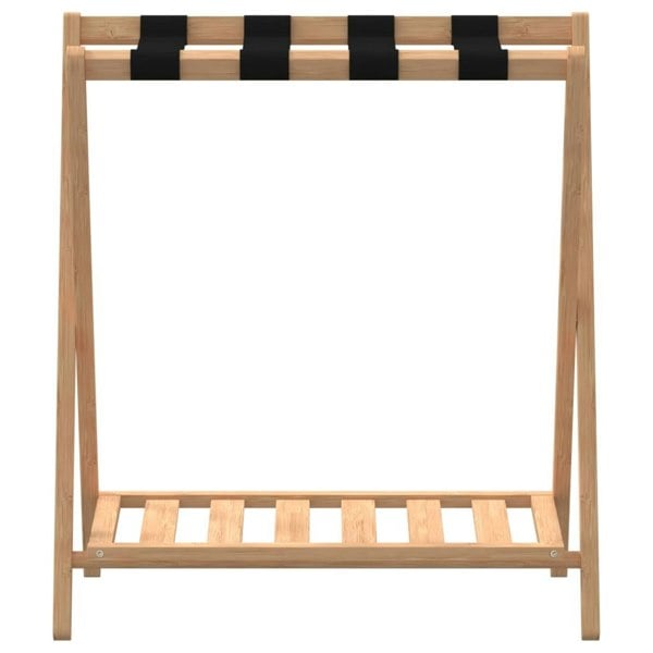 Berkfield Luggage Rack 68x38x58 cm Bamboo