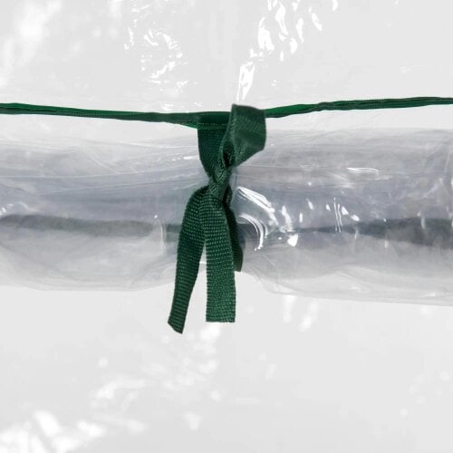 Bobobiy Tomato Greenhouse with Roll-up Door, Mini Greenhouse with PVC Cover, Outdoor Grow House Small Green House, 100 x 50 x 150cm, Transparent