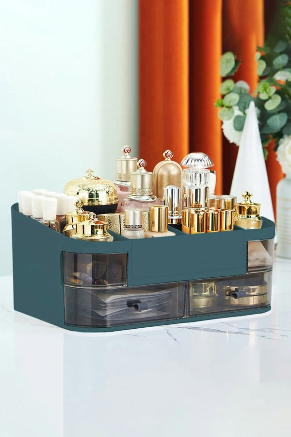 Living and Home Cosmetic Organizer Makeup Storage Desktop Storage Drawers For Home