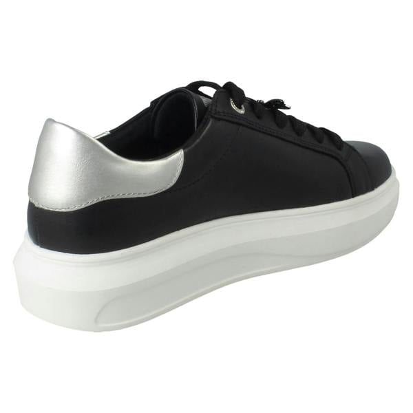Rieker Ladies Rieker Revolution Stone Chip Panel Platform Trainers W1202