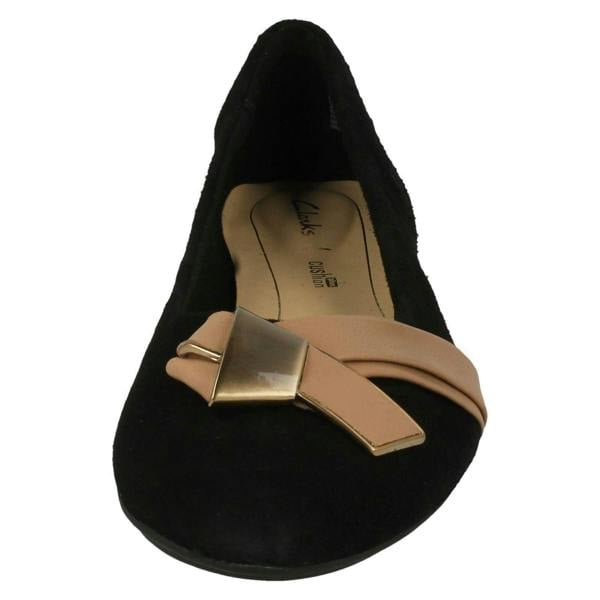 Clarks Ladies Clarks Stylish Cross Detailed Shoes Rosabella Moon