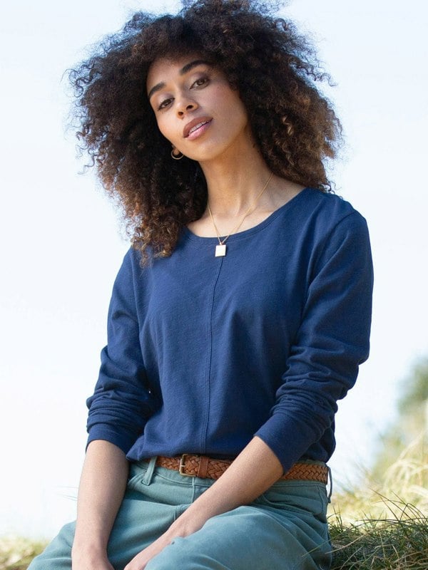 Kite Organic Sandford Slub Jersey Top Midnight