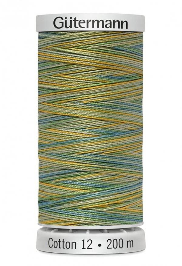 Gutermann No 12 Sulky Cotton Embroidery Thread 200m Cotton Thread Suitable For Embroidery