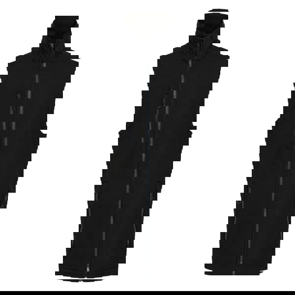 Regatta Professional Mens Softshell 2 Layer Body Warmer - Black/Seal Grey