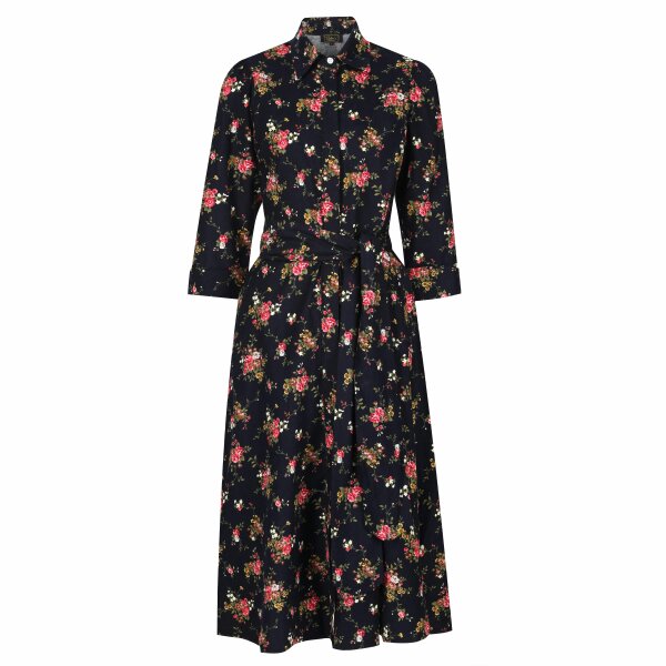 Lioness by TF Navy Flora Cord Long Sleeve Dress