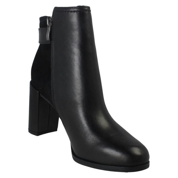 Clarks Ladies Clarks Buckle Detailed Zip Fastening Leather Ankle Boots Freva85 Buckle