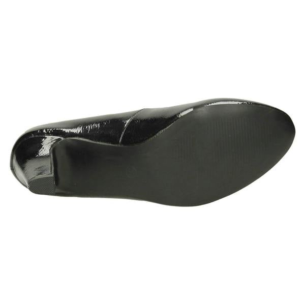 Anne Michelle Ladies Anne Michelle Patent Court Shoes