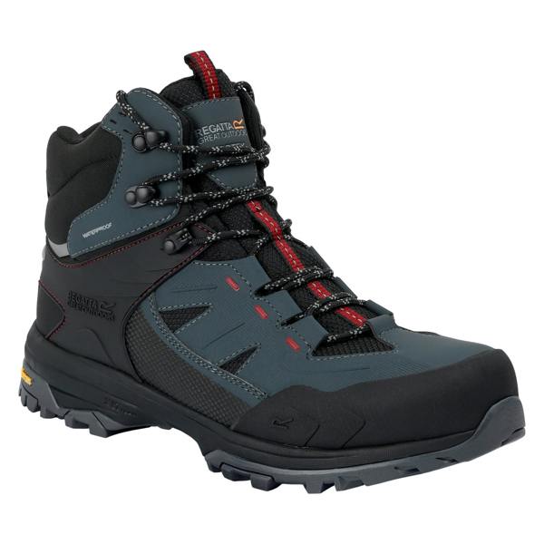Regatta Mens Regen Walking Shoes - Briar/Rio Red - 