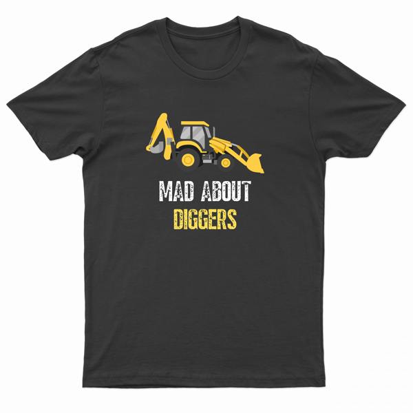 Kids Unisex "MAD ABOUT DIGGERS" T-Shirt