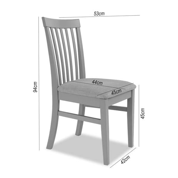 Statement Furniture Florence Highback Upholstered Chairs Set of 2