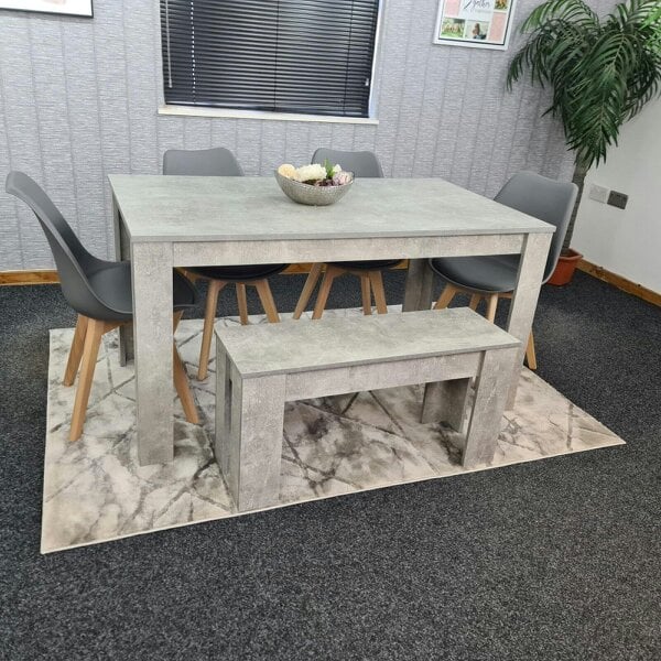 Kosy Koala Dining Table Set with 4 Chairs Dining Room and Kitchen table set of 4, and Bench