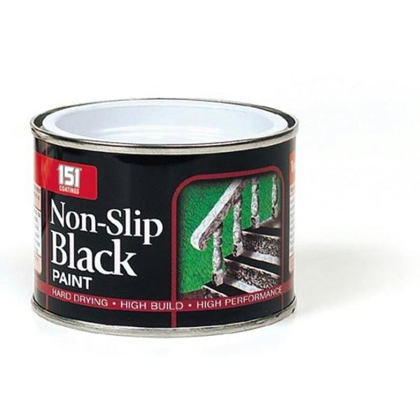 151 3X Nonslip Black Matt Paint Tin 180ml