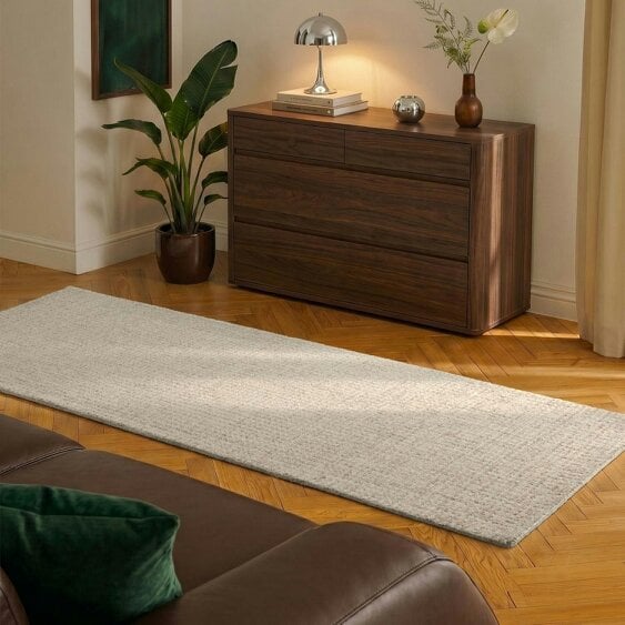 Hanse Home Eloise Woollen Cream Grey Rug