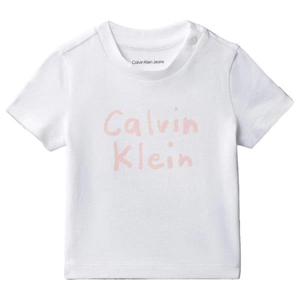 Calvin Klein Baby Logo T-Shirt - White - 