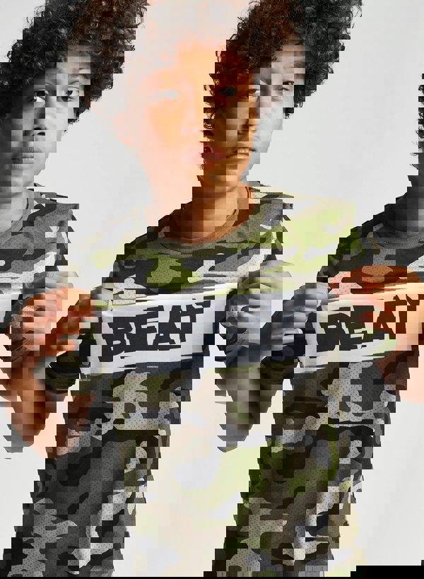 Beat Boyz Club Freestyle T-Shirt - Khaki Camo