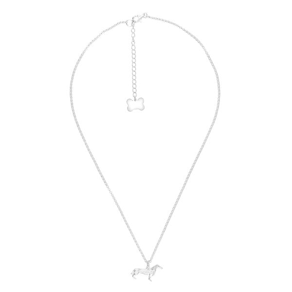 Mylee London Dachshund Silver Necklace - Personalised