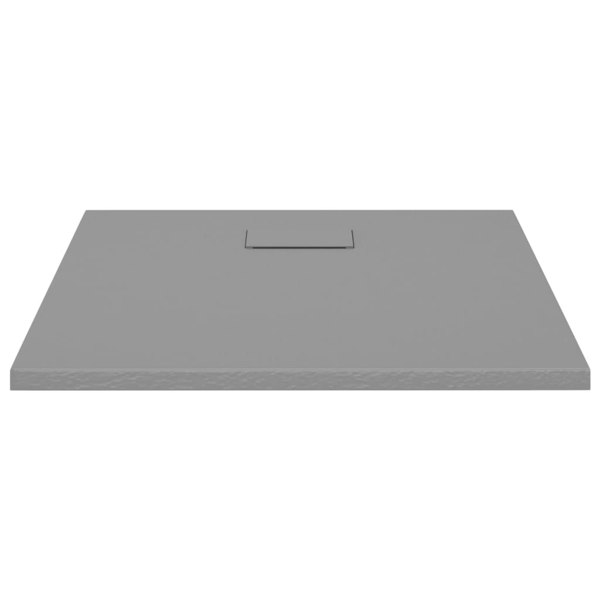 Berkfield Shower Base Tray SMC Grey 80x80 cm