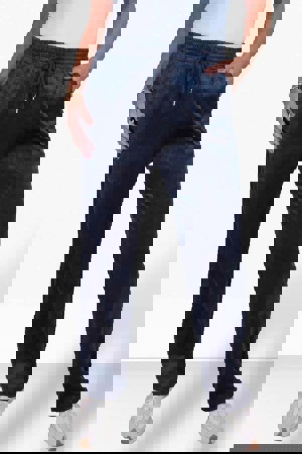 Paulo Due Womens Elastic Waist Corduroy Trousers