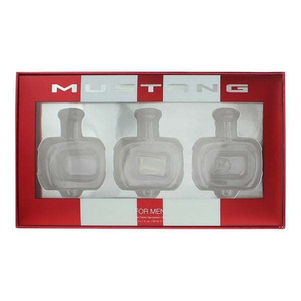 Mustang 3 Piece Gift Set: Eau de Toilette 3 x 30ml