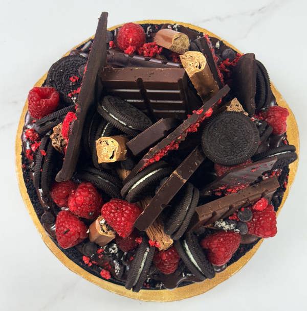 Pleese Vanilla, raspberry & chocolate hazelnut swirl