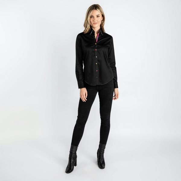 CLASSIC WOMENS SATIN COTTON SHIRT - Premium Men's Patterned Shirt by Claudio Lugli | Bold Design, Tailored Fit, Best Printed Shirts