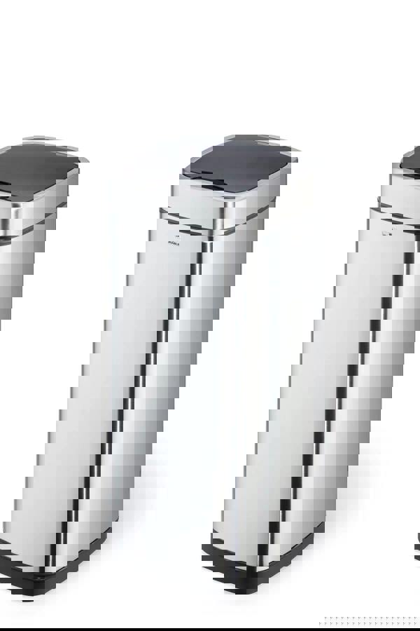 Durable Motion Sensor Bin | Smart Automatic Steel Kitchen Waste Bin | 35L Silver