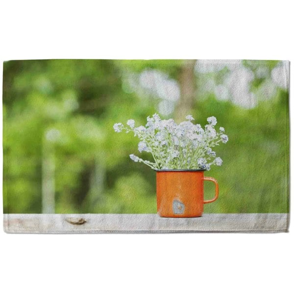 Benjamin Tate Design Forget Me Not Flowers (Bath Towel)