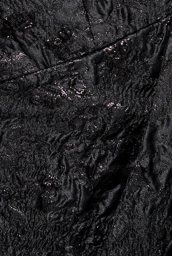 Puff Sleeve Sweetheart Midi Dress - Black DR4883