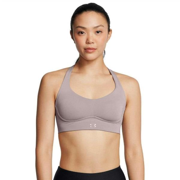 Under Armour Womens/Ladies Elite Mid Sports Bra - Grey - 