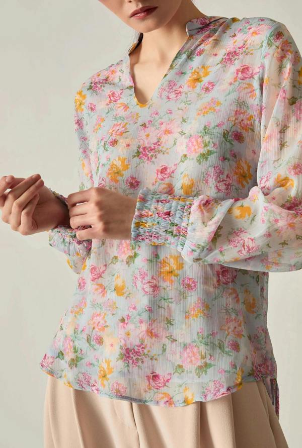 James Lakeland Vintage Floral Print Blouse