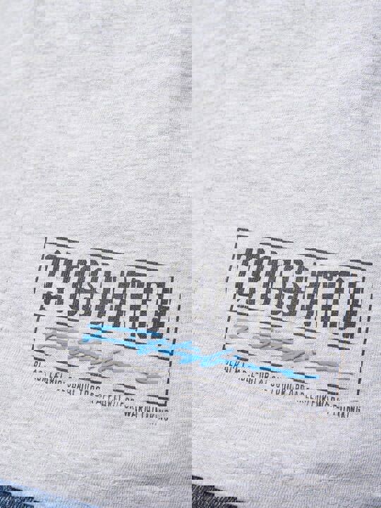Crosshatch Pepperhill T-Shirt Light Grey Marl