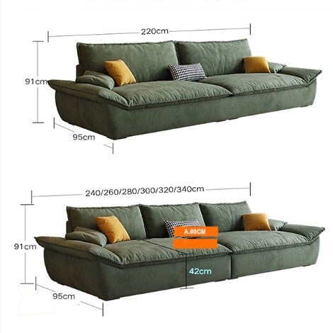 Sawyer Single Seater, Two Seater, Three Seater, Four Seater, Five Seater Sofa, Green-Rit Concept-Rit Concept