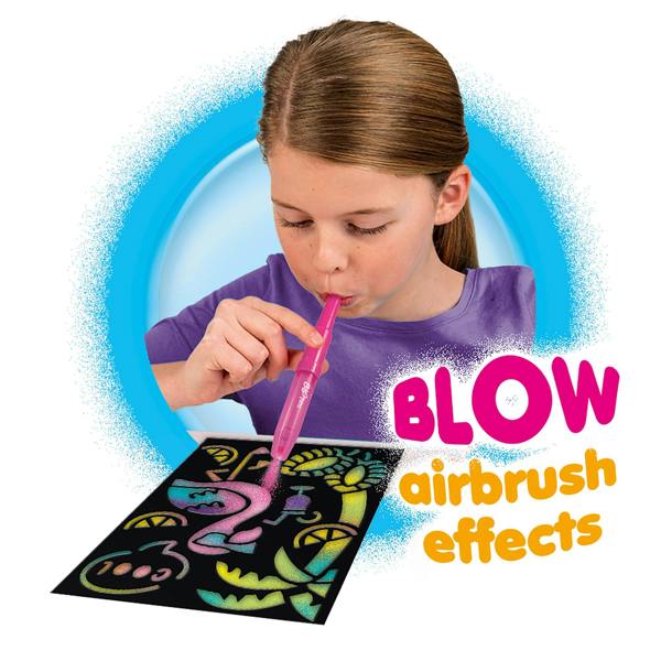 BLOPENS Sequins Activity Set – Sparkly Airbrush Art for Kids
